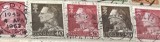 Timbre Danemarca Interbelica TMB1DK serie/lot de 5