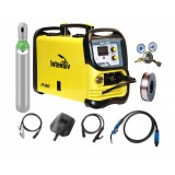 Pachet complet sudura MIG MAG: MIG 200i Intensiv, 230 V, 200 A, Butelie corgon 8l (plina), rola otel 5kg - 0.8mm