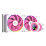 Cooler procesor cu lichid ID-Cooling FX240 Infinity Pink iluminare aRGB