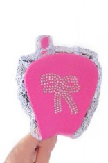 GS287-55 Chilot invizibil c-string cu dantela pe lateral si strasuri