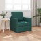Sofa Pat 2 &icirc;n 1 Verde &Icirc;ntunecat 74x77x81 cm Textile