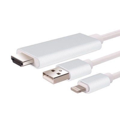 Cablu HDMI Pentru iPhone , 1080 P , Alb foto