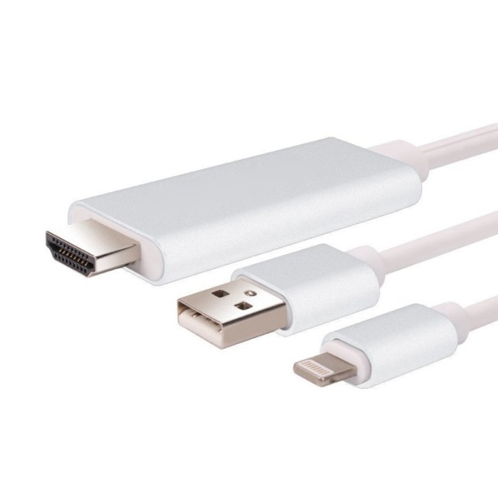 Cablu HDMI Pentru iPhone , 1080 P , Alb