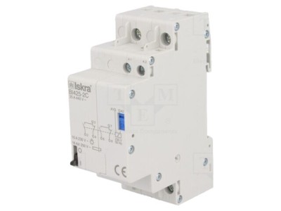 Releu bistabil de impulsuri ISKRA DPDT 25A 230V pentru instalații pe șină DIN foto
