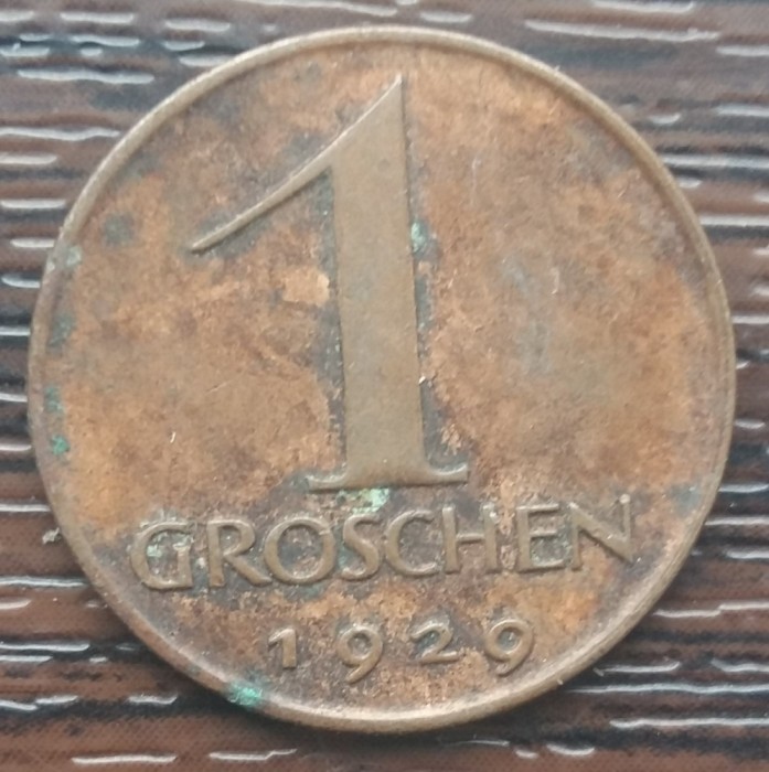 (M1120) MONEDA AUSTRIA - 1 GROSCHEN 1929