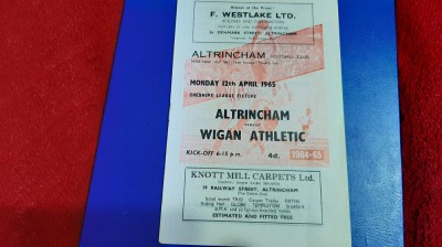 program Altrincham - Wigan Athletic foto