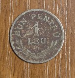 1 leu 1924, Rom&acirc;nia, ruginit