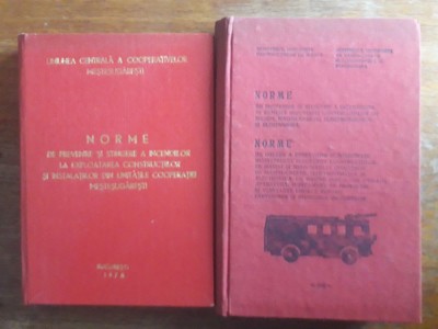 Lot cu 2 Norme de Prevenire si stingere a Incendiilor.. / R8P4F foto