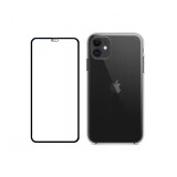 Cumpara ieftin Set husa din silicon si folie de protectie 9H pentru iPhone Iphone 11 Pro Max