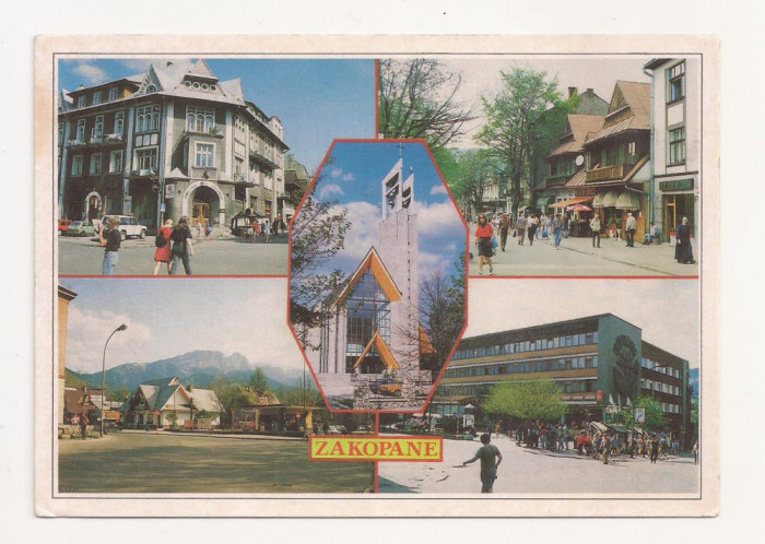 FA12 - Carte Postala- POLONIA - Zakopane, centrum , necirculata