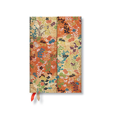 2024 Kara-Ori 12-Month Mini 160 Pg Horizontal Week-At-A-Time Japanese Kimono