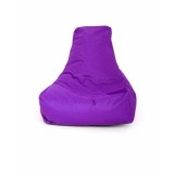 Fotoliu Puf Para Big Bean Bag Mov, Textil Umplut cu Perle Polistiren, 75x55x85cm, Gimihome