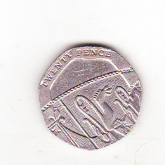 bnk mnd Marea Britanie Anglia 20 pence 2010