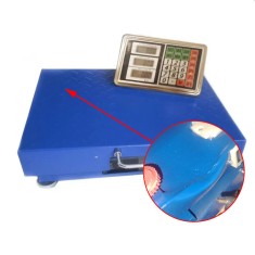 Cantar electronic industrial cu platforma, 200 kg, afisaj LED WiFi, reincarcabil, tip valiza, RESIGILAT foto