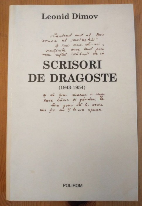 Leonid Dimov - Scrisori de dragoste 1943-1954