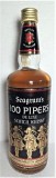 WHISKY, (B) SEAGRAM&#039;S 100% PIPER DE LUXE-IMPORTED NRT ITALY cl 75 gr 40 ANII 70