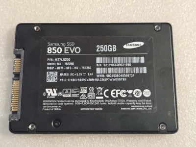 Solid-State Drive SSD Samsung 850 EVO 2.5 250GB SATA3 MZ-75E250 - teste reale foto