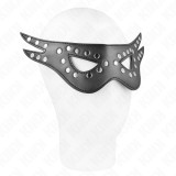 Kink Masked Allure-Mască Sexy din Imitație Piele Model 1 27 X 13