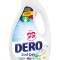 Detergent lichid Dero 2in1 Iris Alb si Flori de Romanita, 40 spalari, 2L