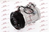 Compresor AC nou Honda Accord 02-08, motor: 2.0, 2.4, tip Denso: 10S17, Diam. fulie (mm) 130, SRLine, 38810-RAA-A01
