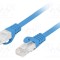 Patch cord LANBERG RJ45 U/UTP Cat 6 LSZH, 5m albastru, litat