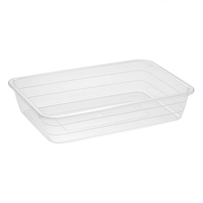 Organizator Frigider, Plastic, Transparent, 40.8x29.4x8cm, Capacitate 7L foto
