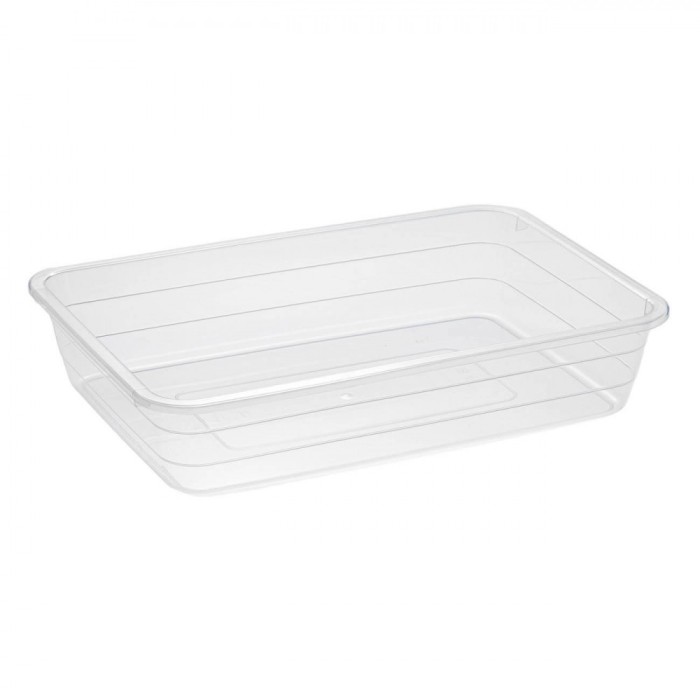 Organizator Frigider, Plastic, Transparent, 40.8x29.4x8cm, Capacitate 7L