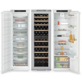 Combina frigorifica incorporabila Side by Side Liebherr IXRFW 5100 Pure, NoFrost, EasyFresh, 780 l, Vitrina vinuri, VarioSpace, SuperCool