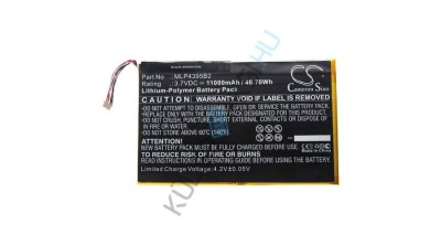 &amp;Icirc;nlocuire baterie pentru dispozitivul de diagnosticare auto VHBW pentru Autel MLP4795117-2P, MLP4395B2 - 11000 mAh 3,7 V Li-polimer foto
