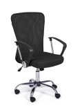 Scaun birou negru argintiu 57.5x57.5x96/106 cm
