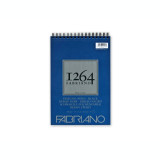 Bloc desen 1264 Black Drawing A4 200gr 40 file cu spirală Fabriano