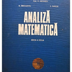 M. Nicolescu, M. Dinculeanu, S. Marcus - Analiza matematica II, editia a doua (editia 1971)