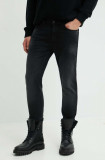 HUGO jeansi barbati, culoarea negru, 50524229