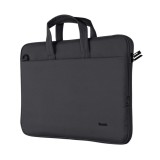 Geanta laptop Trust Bologna Slim Eco, 16&quot;, Negru