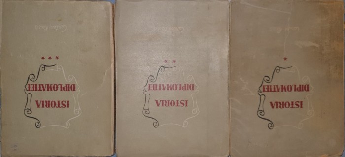 Istoria Diplomatiei, S. V. Bahrusin, 1946 (3 volume)
