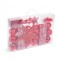 Set decoratiuni de brad - rosii - 66 buc / set