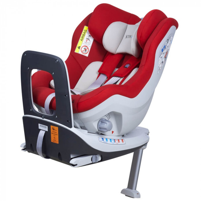 Scaun auto Rear Facing rotativ Tiago 0-18 kg rosu KidsCare for Your BabyKids