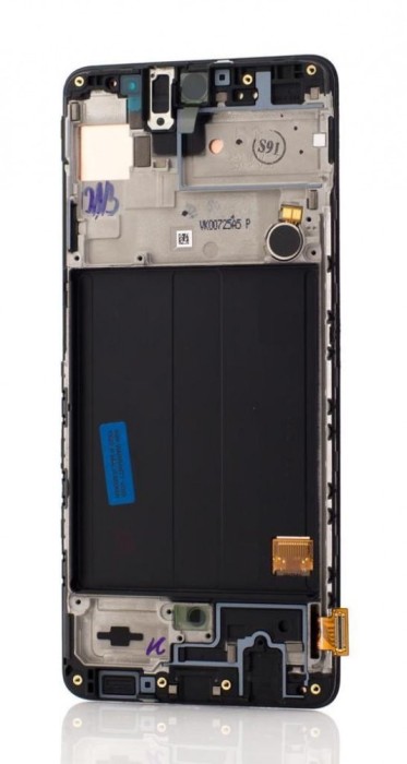 LCD Samsung Galaxy A51, A515F, Negru, Service Pack