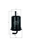 MAHLE KL 523 filtru combustibil