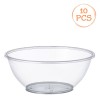 Boluri Plastic Fără Capac, Set 10 Bucăți, Transparent, Capacitate 280ml, Oem