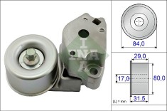INA 534 0477 10 Intinzator curea, curea distributie foto
