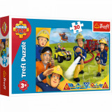 Puzzle carton 30 piese Pompierul Sam,+3 ani, Trefl