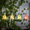Floare solara suspendata - 4 tipuri - 3 LED-uri alb cald - 17,5 x 9,5 cm Best CarHome