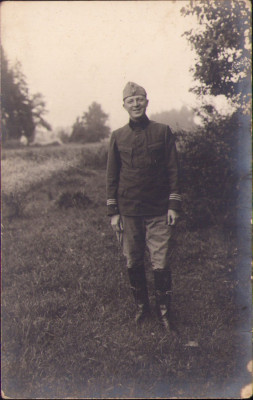 HST P751 Poză feldkurat austro-ungar preot militar Primul Război Mondial foto