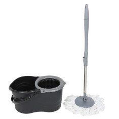 Mop rotativ microfibra coada telescopica sistem stoarcere 360 galeata 14L
