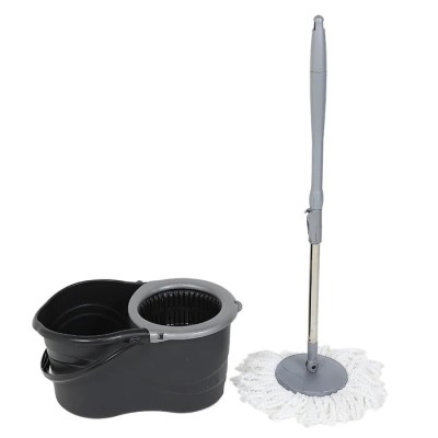 Mop rotativ microfibra coada telescopica sistem stoarcere 360 galeata 14L foto
