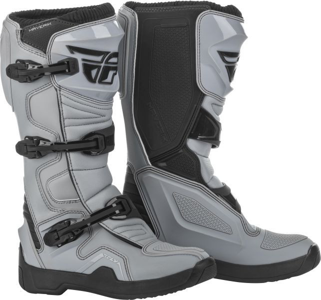 Ghete Moto Enduro Fly Racing Maverik, Gri/Negru, Marime 43