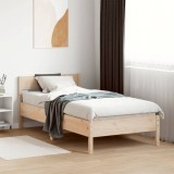 VidaXL Cadru de pat fără saltea, 90x200 cm, lemn masiv pin