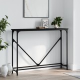 Cumpara ieftin Măsuță consolă, negru, 102x22,5x75 cm, lemn compozit