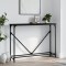 Gossi masuta consola, negru, 102x22,5x75 cm, lemn compozit